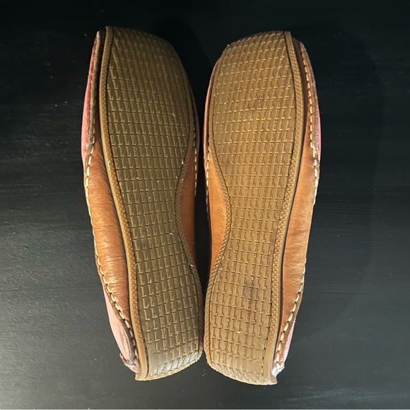 Classic leather loafer but in unique dusty-pink color from Elle - Picture 4 of 7